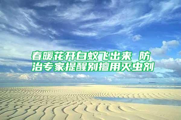 春暖花開白蟻飛出來(lái) 防治專家提醒別擅用滅蟲劑