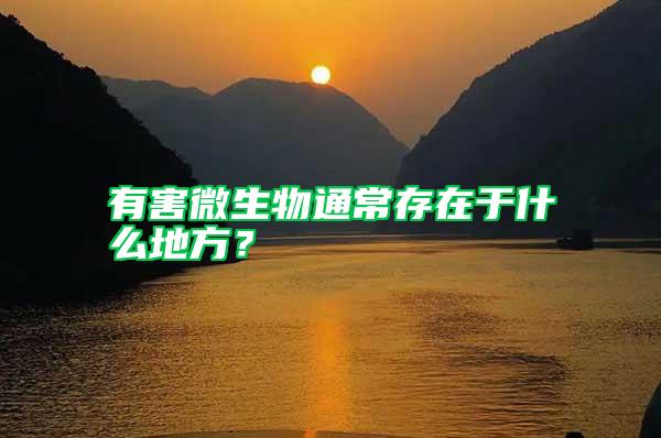 有害微生物通常存在于什么地方？