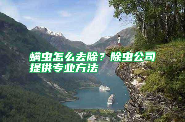 螨蟲怎么去除？除蟲公司提供專業(yè)方法
