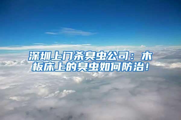深圳上門殺臭蟲公司：木板床上的臭蟲如何防治！