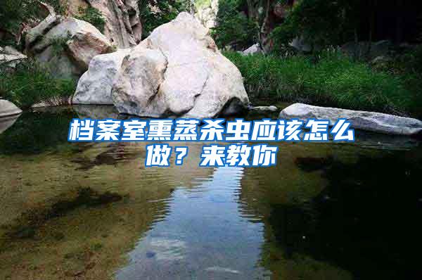 檔案室熏蒸殺蟲應該怎么做？來教你