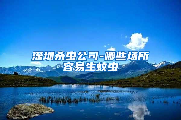 深圳殺蟲(chóng)公司-哪些場(chǎng)所容易生蚊蟲(chóng)
