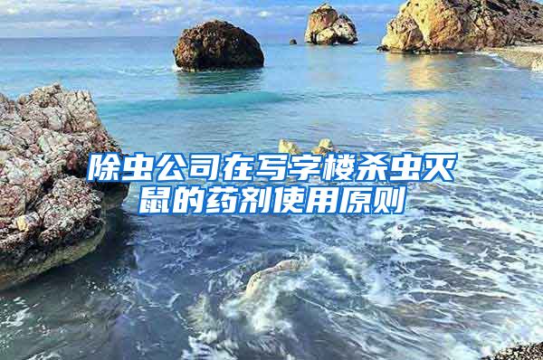 除蟲(chóng)公司在寫(xiě)字樓殺蟲(chóng)滅鼠的藥劑使用原則