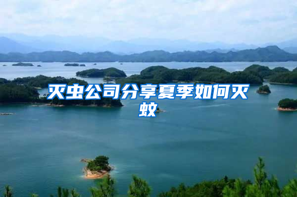 滅蟲(chóng)公司分享夏季如何滅蚊
